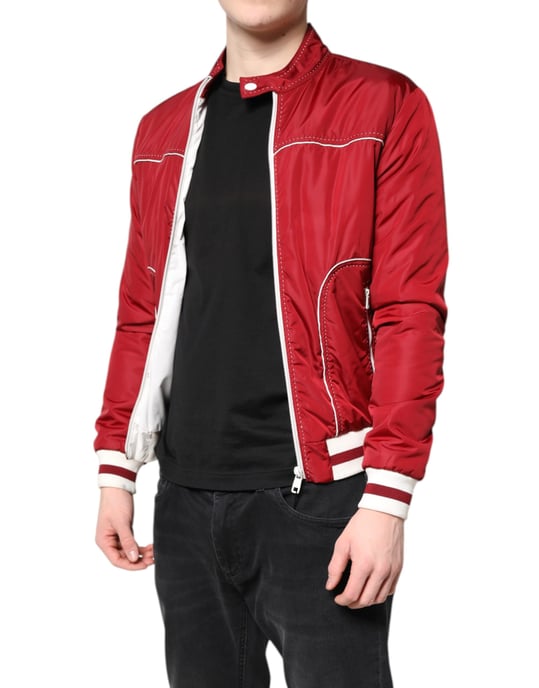 Leichte Bomberjacke mit Kontrastnähten - Image 3