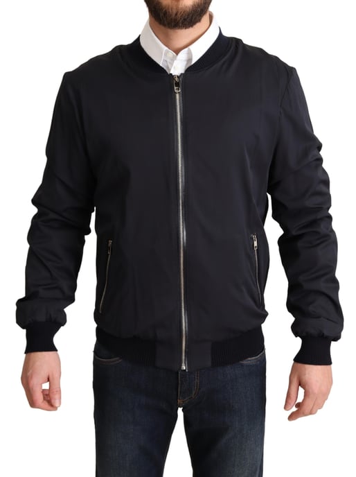 Schwarze Bomberjacke im klassischen Stil - Image 1