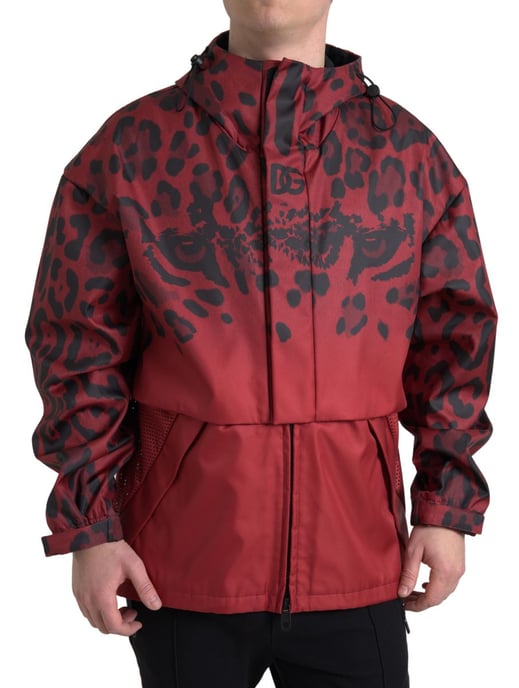 Leopardenmuster Kapuzenjacke - Image 1