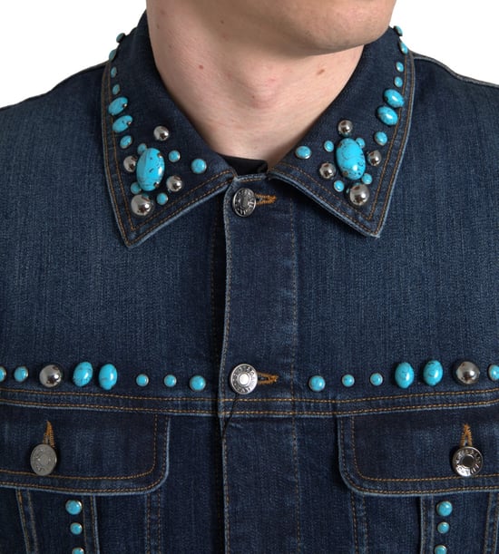 Verzierte Jeansjacke - Image 2
