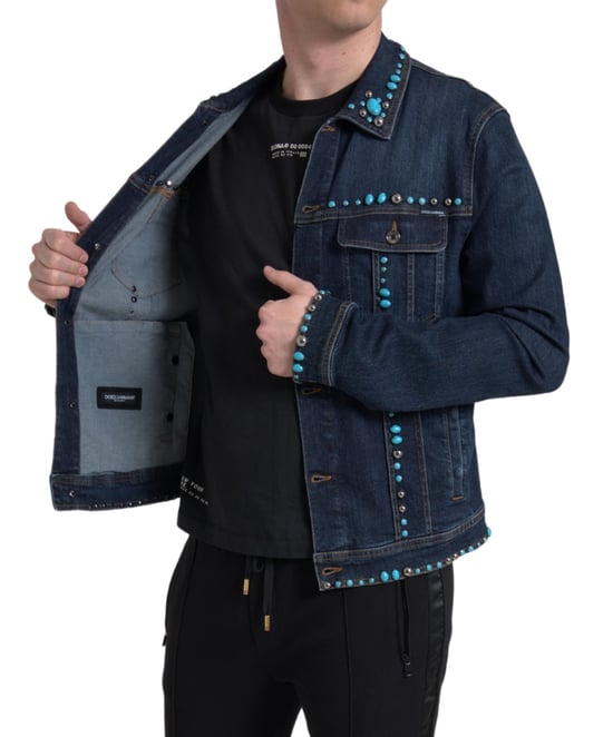 Verzierte Jeansjacke - Image 4