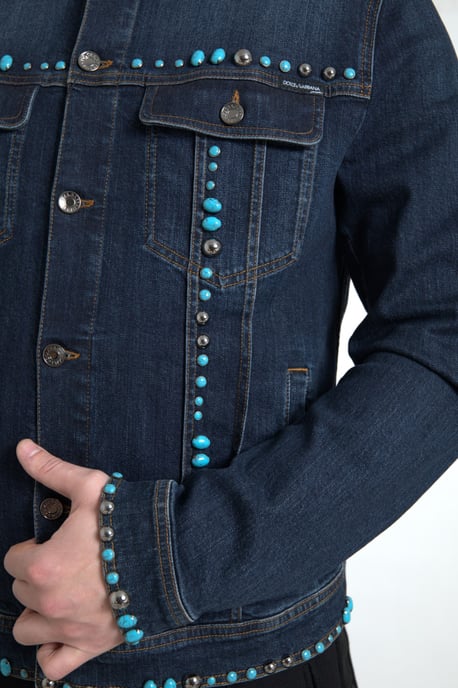 Verzierte Jeansjacke - Image 6
