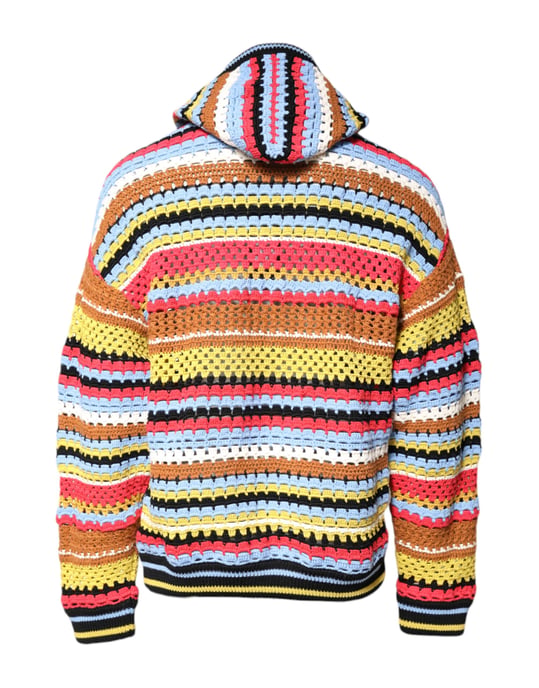 Gehäkelter Strick-Hoodie - Image 4