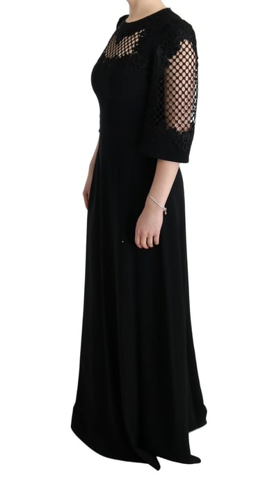 Dolce Gabbana Maxikleid Schwarzes Abendkleid - Image 2