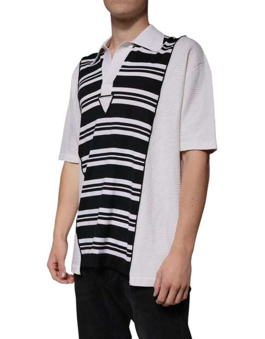 Gestreiftes Poloshirt mit kurzen Ärmeln - Image 3