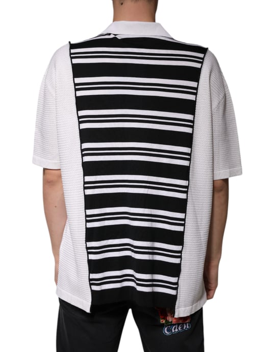 Gestreiftes Poloshirt mit kurzen Ärmeln - Image 4