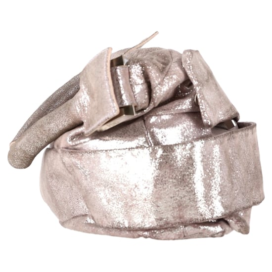 Fendi Wickeltasche aus metallisch-pinkem Leder - Image 2