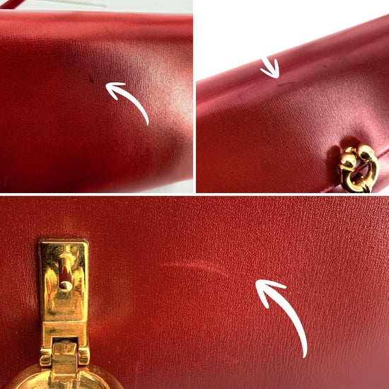 Gucci Vintage Leder-Umhängetasche - Image 6