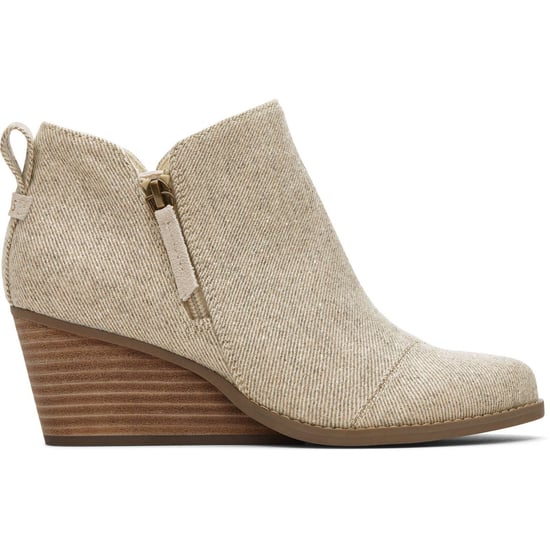 TOMS Goldie Textil Damen Natürliche Stiefeletten mit Absatz - Image 1