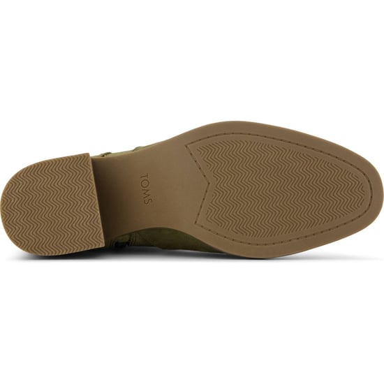 TOMS Delilah Absatz-Suede Damen Khaki Absatz-Stiefeletten - Image 4