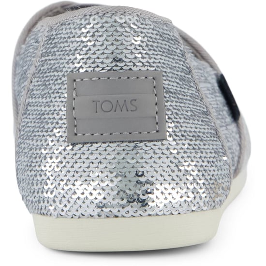 TOMS Alpargata Pailletten Textil Damen Silber Espadrilles - Image 2