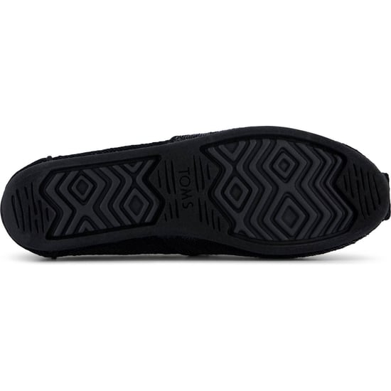 TOMS Alpargata Pailletten Textil Damen Schwarze Espadrilles - Image 4