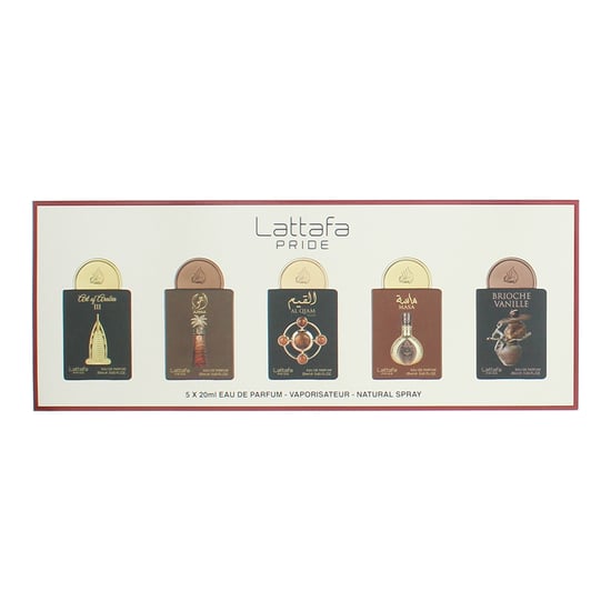 Lattafa Pride Art of Arabia III, Ajwaa, Al Qiam Gold, Masa, Brioche Vanilla Eau de Parfum 5 x 20ml - Image 3