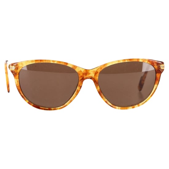 Cartier Paris Eclat Miel Dore vergoldete Sonnenbrille aus braunem Acetat - Image 2