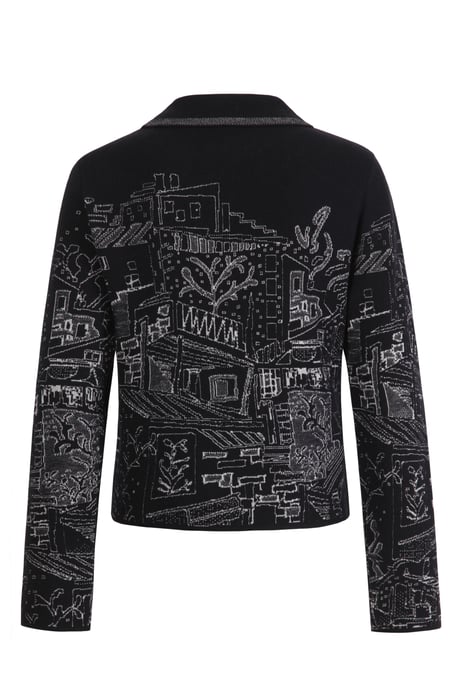 Jacquard-Jacke, Favela-Muster - Image 2
