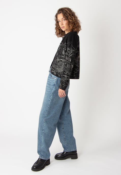 Jacquard-Jacke, Favela-Muster - Image 6
