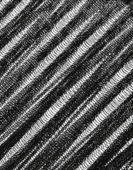 Metallic Strickoberteil mit langen Ärmeln - Image 6