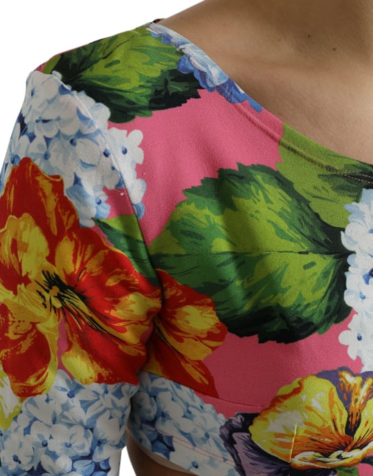 Blumiger Langarm-Crop-Top-Stil - Image 6
