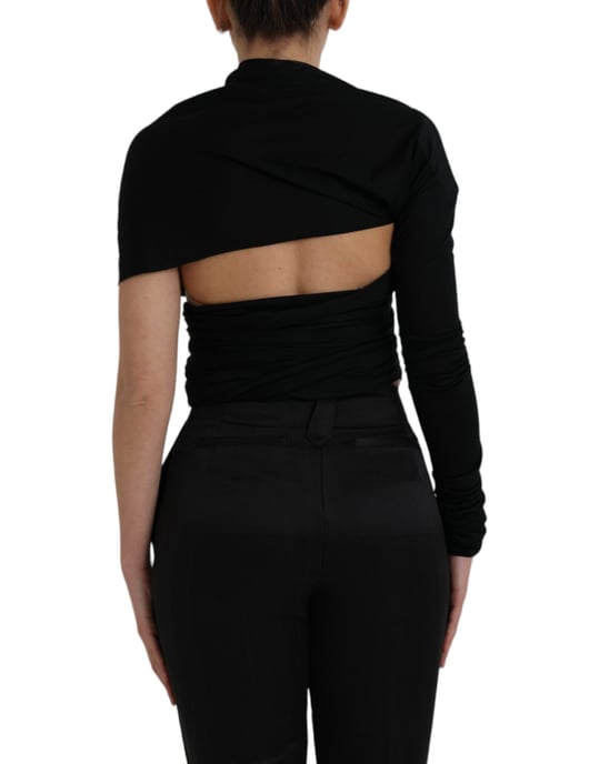 Dolce Gabbana Ms6454 Top mit einseitiger Drapierung - Image 4