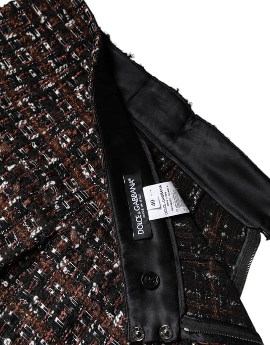 Faltenrock aus Tweed im Mini-Format - Image 6