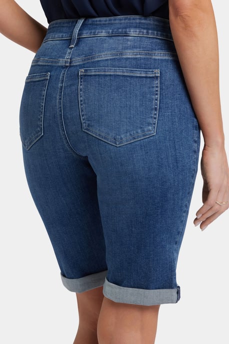 Briella 11 Zoll Denim-Shorts mit umgeschlagenen Säumen | Valencia Surf - Image 3