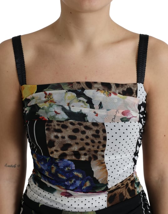 Patchwork-Print-Jersey-Kleid - Image 4
