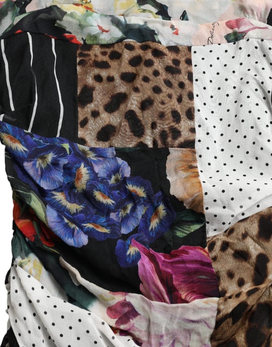 Patchwork-Print-Jersey-Kleid - Image 6