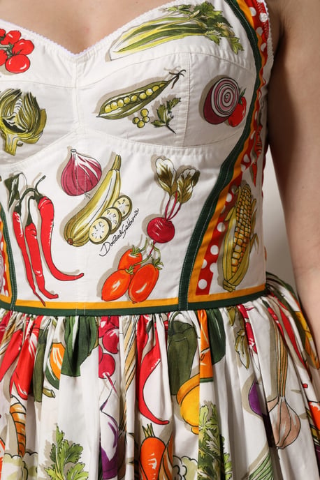 Gemustertes Rüschenshirt-Midi-Kleid - Image 6