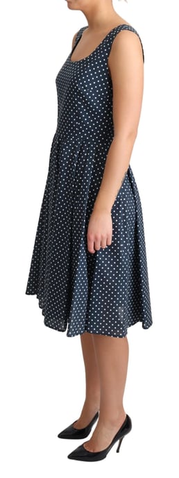 Punktekleid A-Linie Ohne Ärmel - Image 2