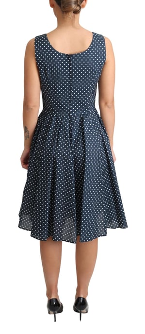 Punktekleid A-Linie Ohne Ärmel - Image 3