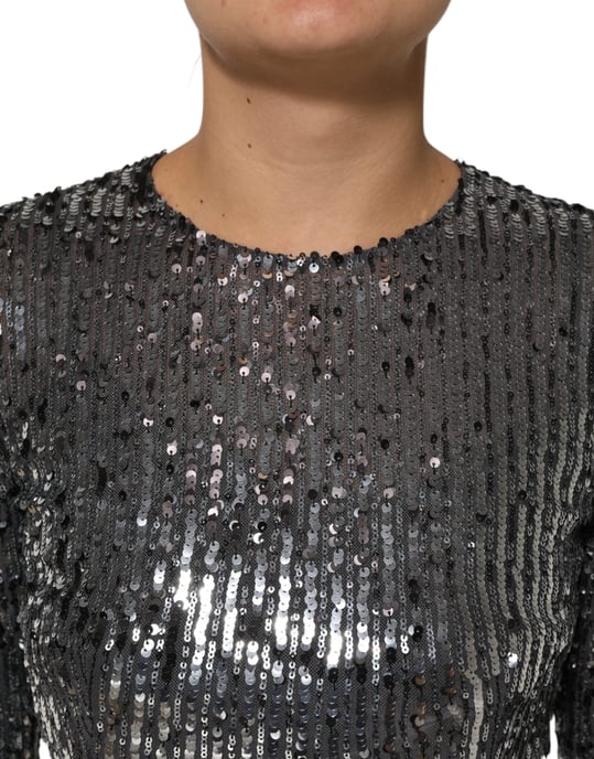 Pailletten-Midi-Kleid - Image 5