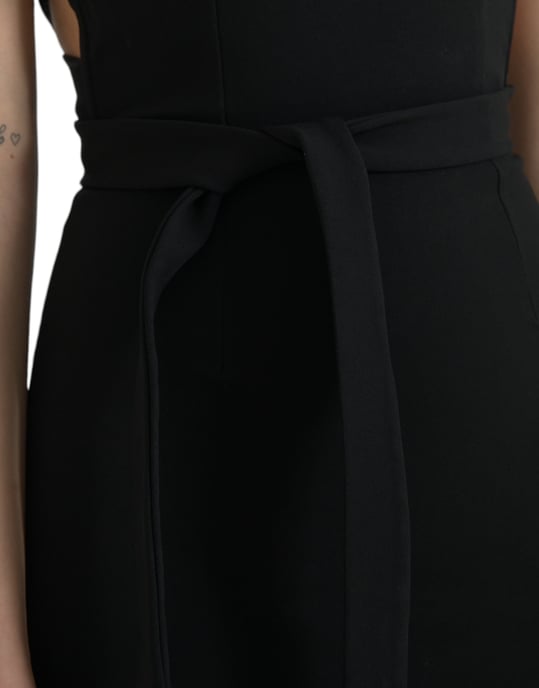 Kreuzhals Bodycon Midikleid - Image 5
