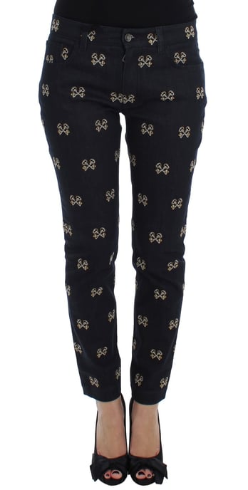 Key Print Slimfit Jeans - Image 1