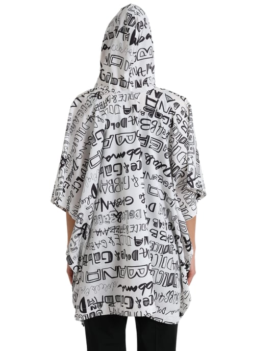 Kapuzenshirt Graffitidruck Poncho Tsh83782 - Image 3