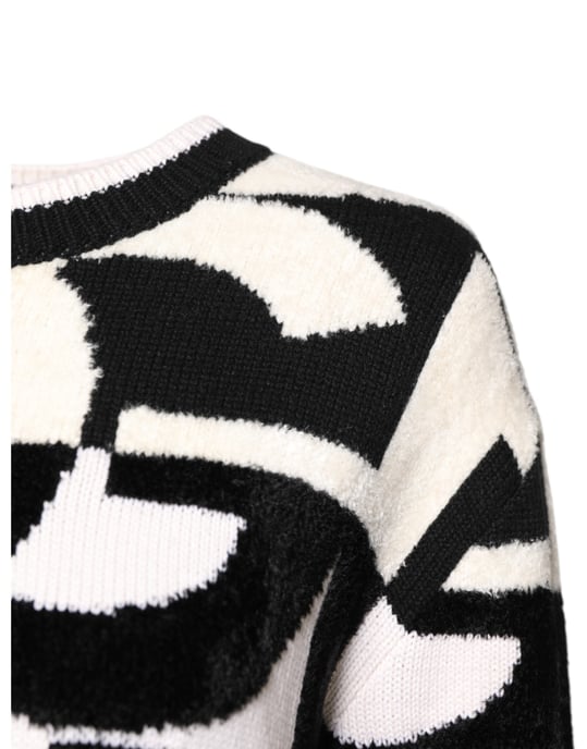 Geometrisches Muster Strickpullover - Image 3