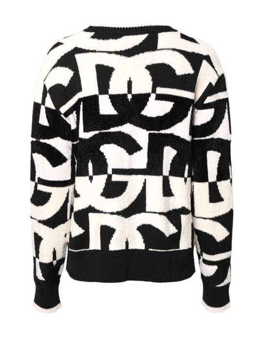 Geometrisches Muster Strickpullover - Image 4