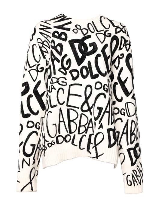 Allover Logo Strickpullover - Image 1