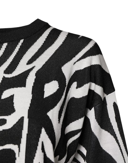 Zebra-Print Strickpullover - Image 3