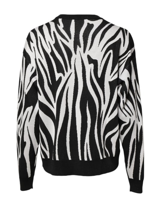 Zebra-Print Strickpullover - Image 4