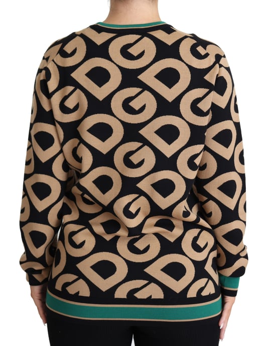 Dolce & Gabbana DG Strickpullover TSH5538 - Schwarz - Image 2