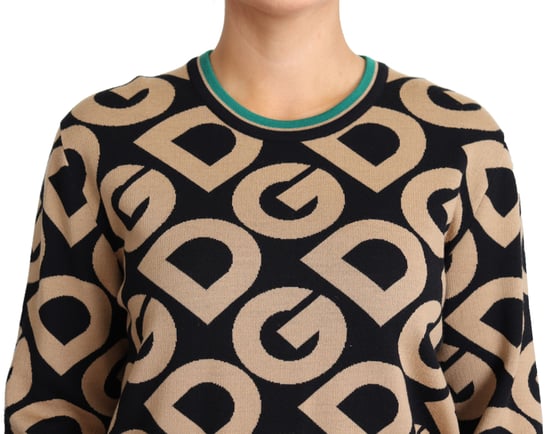 Dolce & Gabbana DG Strickpullover TSH5538 - Schwarz - Image 3