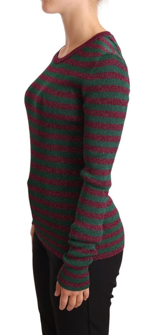 Dolce Gabbana Tsh5773 Metallisches Strickpullover - Image 2