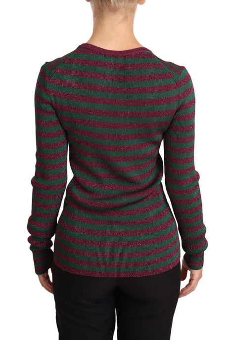 Dolce Gabbana Tsh5773 Metallisches Strickpullover - Image 3