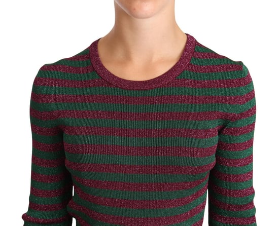 Dolce Gabbana Tsh5773 Metallisches Strickpullover - Image 4