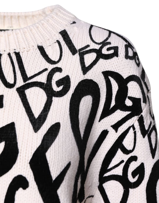 Dolce Gabbana Logo Strickpullover - Image 3