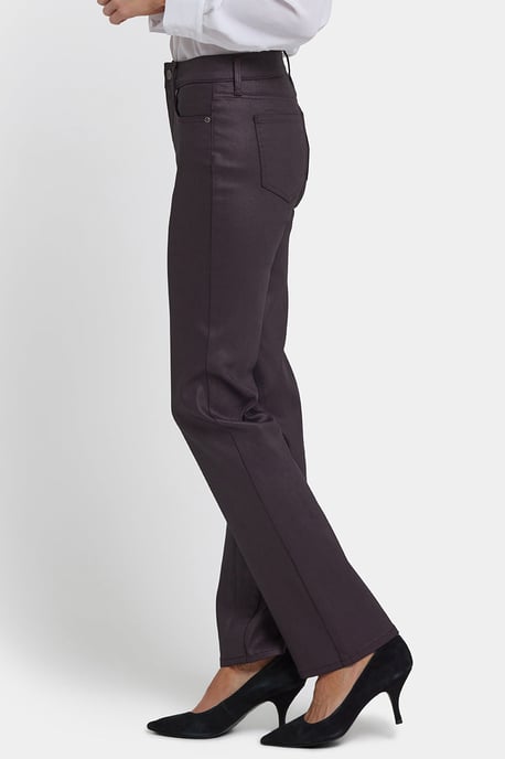 Beschichtete Marilyn Gerade Jeans | Feigenbeschichtet - Image 2