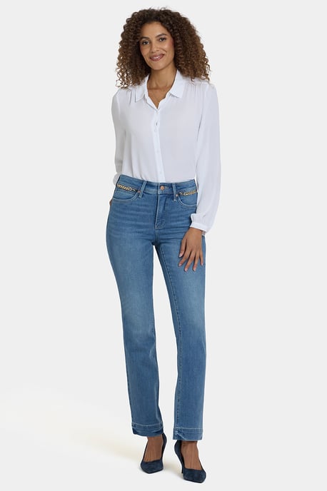 Marilyn Straight Jeans | Bastille Sea - Image 1
