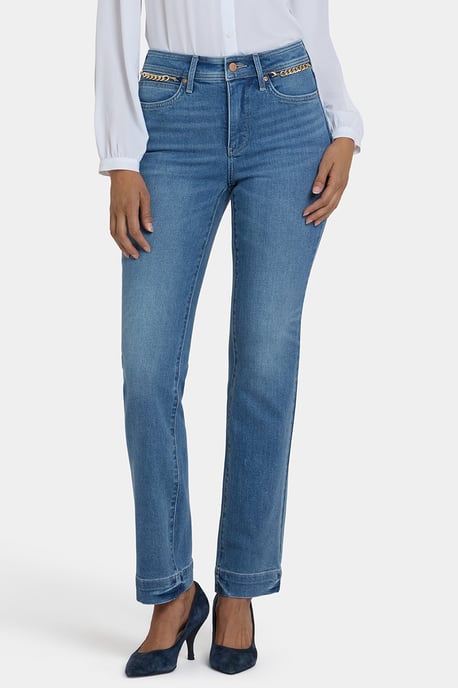 Marilyn Straight Jeans | Bastille Sea - Image 3