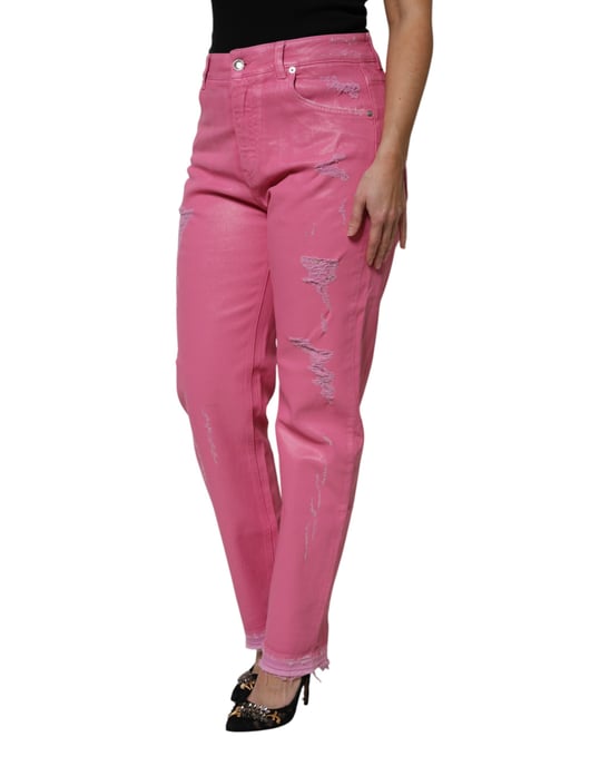 Zerrissene Highwaist Straight Jeans - Image 3