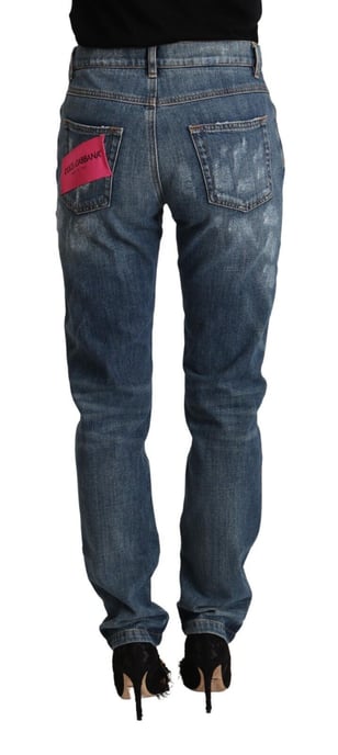 Abgestoßene Denim-Jeans mit geradem Bein - Image 3
